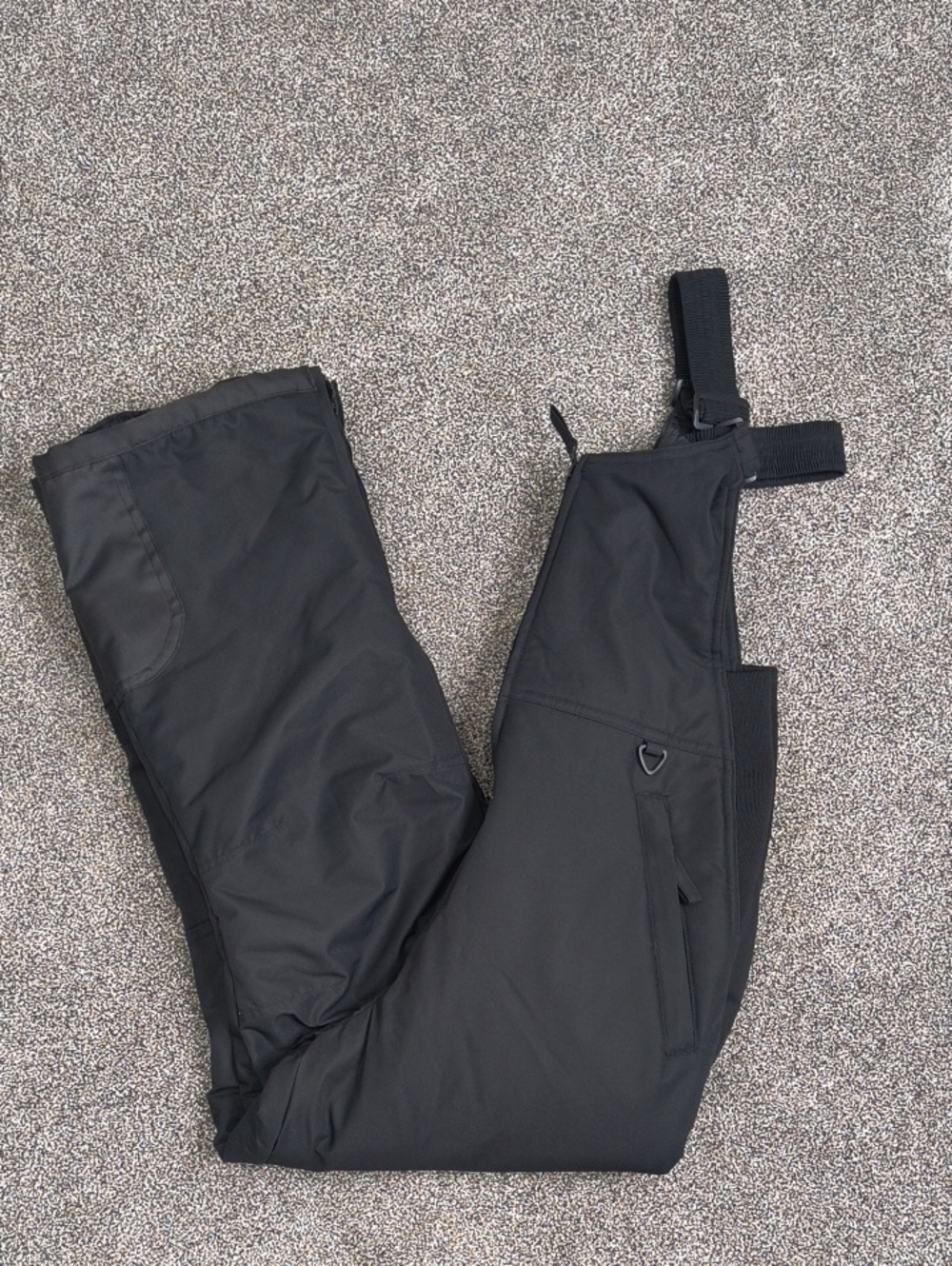 Sportneer Kids Black Snow Bib Pants